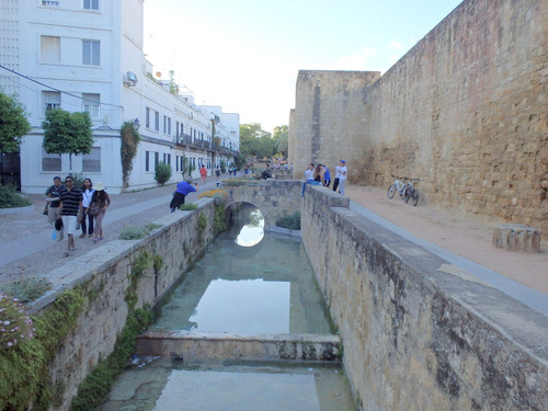 Looking north along the west wall.